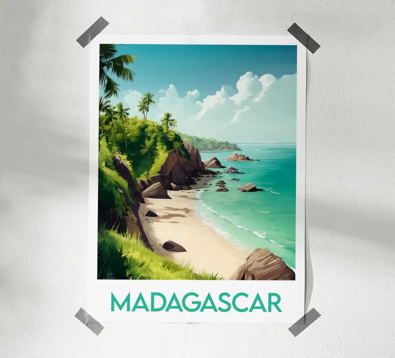 Madagaskar poster van Frame the World