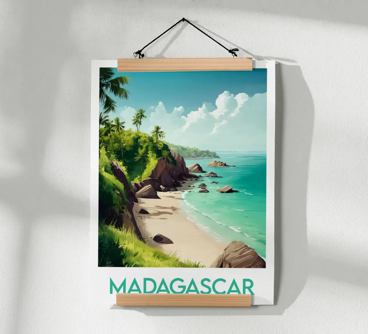 Madagaskar poster van Frame the World