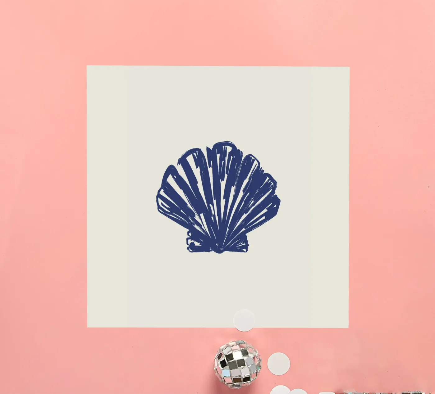 Blue shell sticker by Sixmai