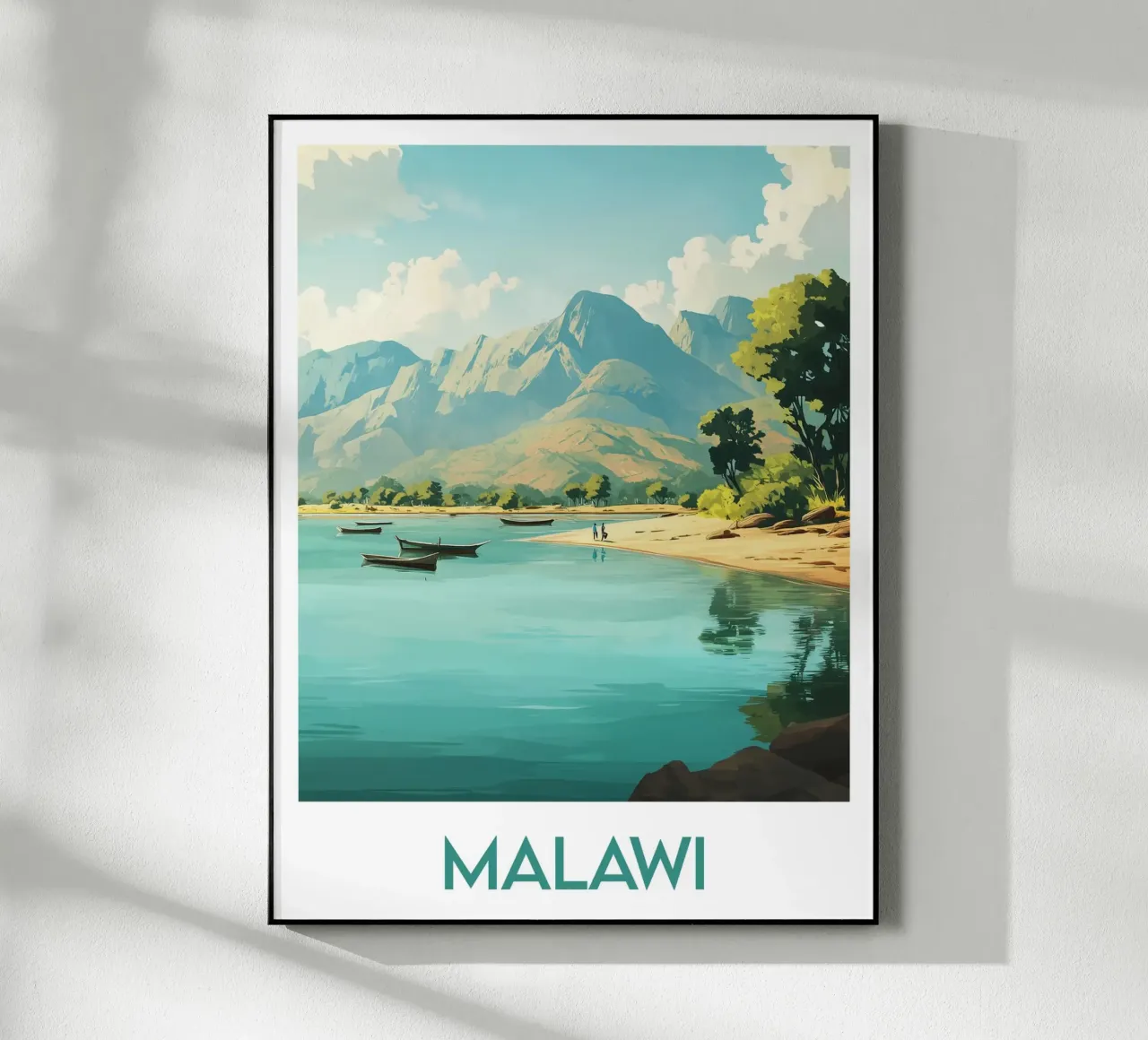 Affiche Malawi plexiglass da Frame the World