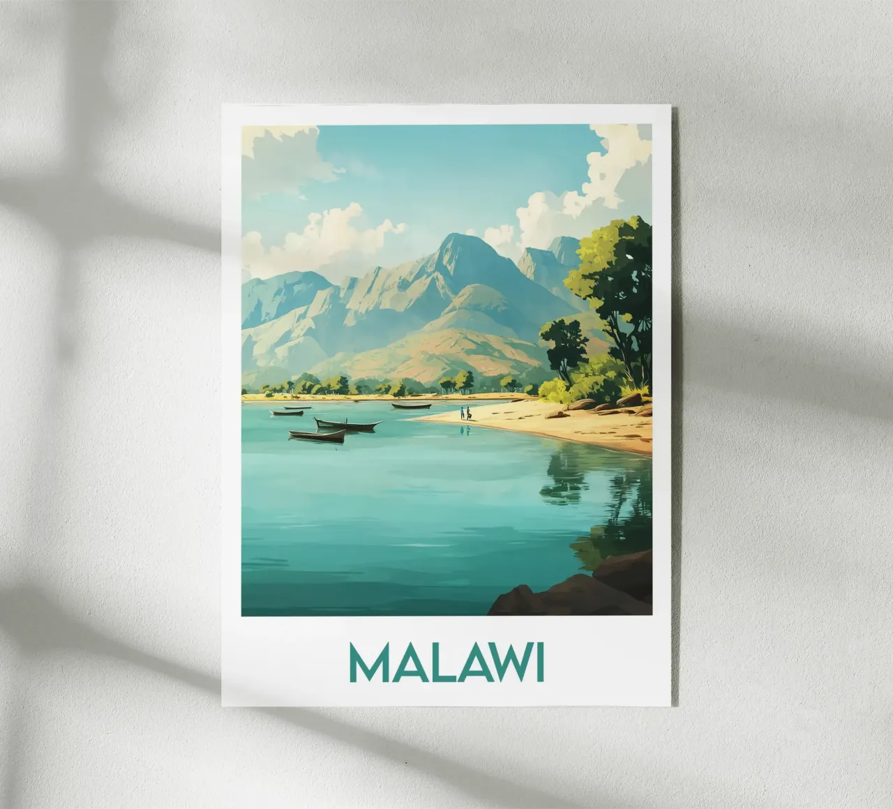 Affiche Malawi plexiglass da Frame the World