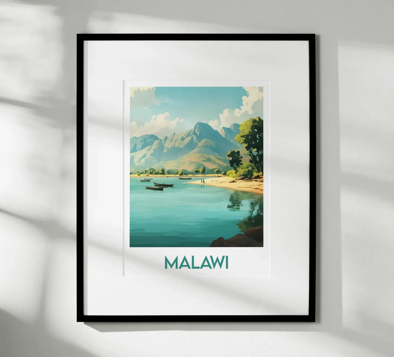 Malawi poster van Frame the World