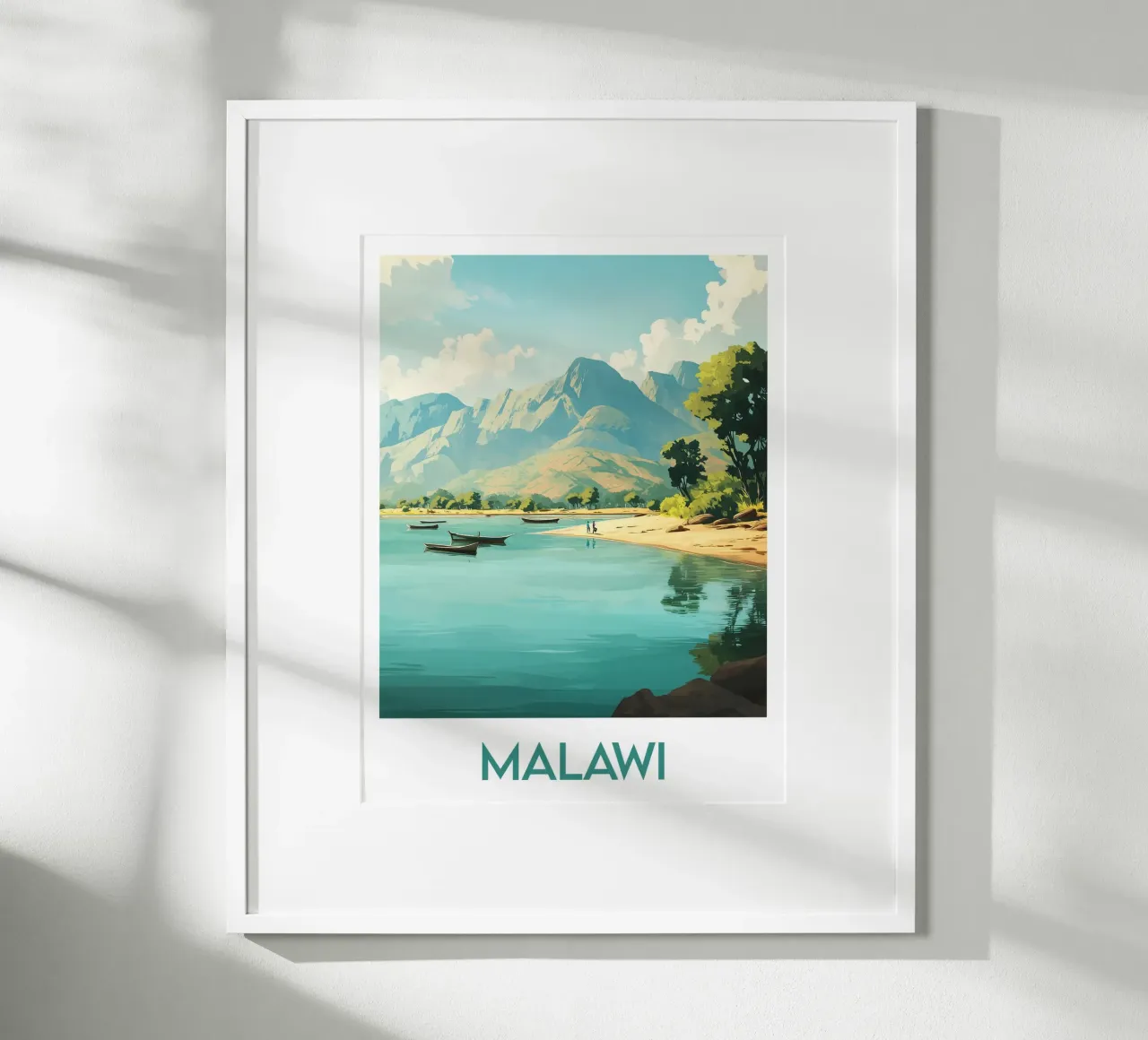 Malawi poster van Frame the World