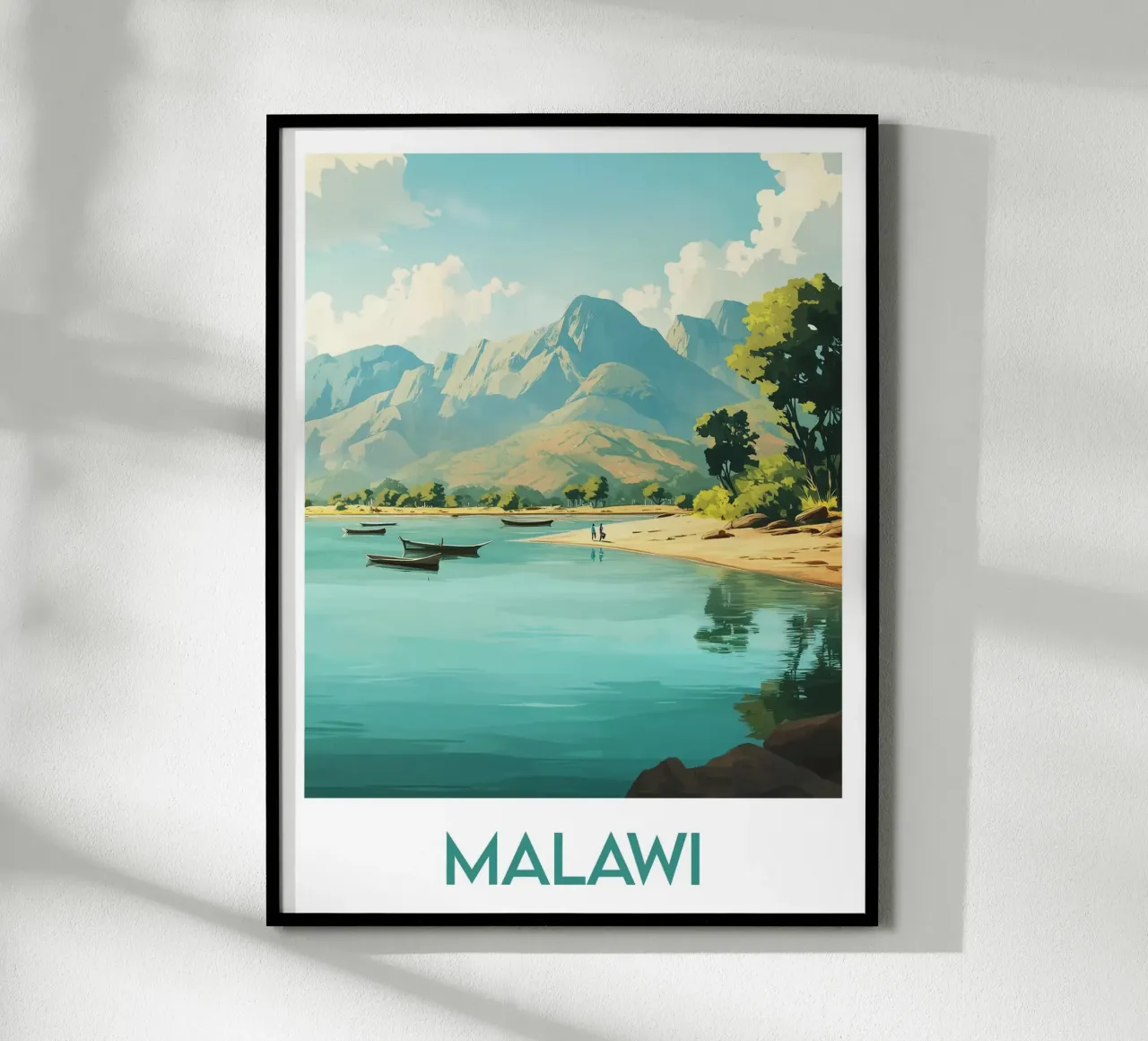 Malawi poster van Frame the World