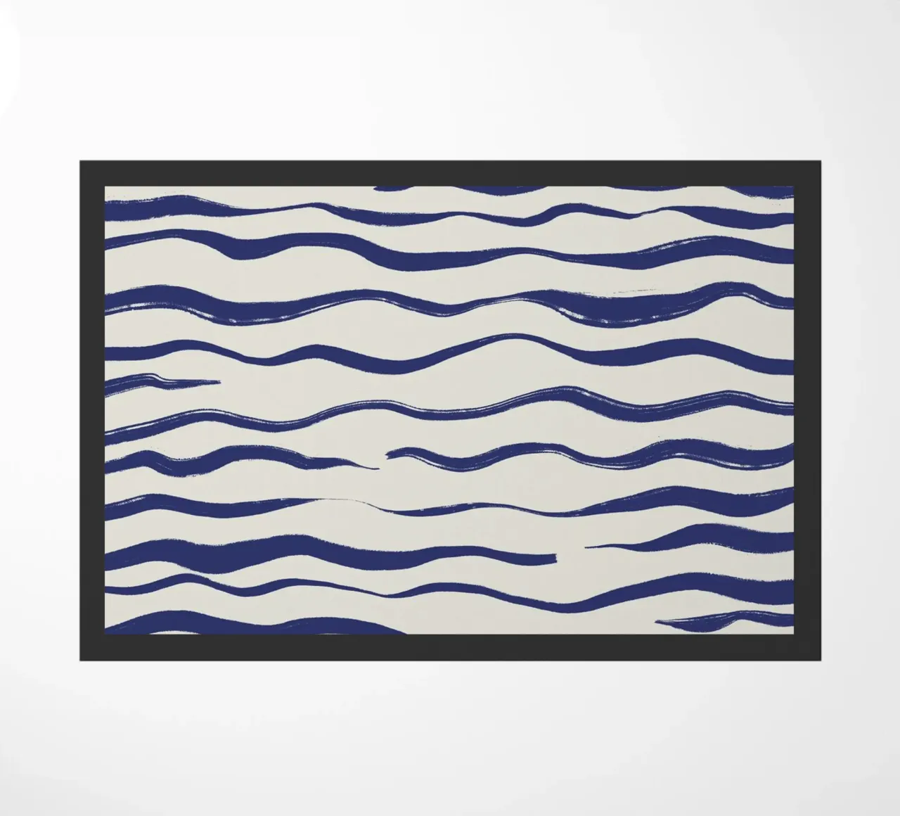 Abstract waves doormat by Sixmai