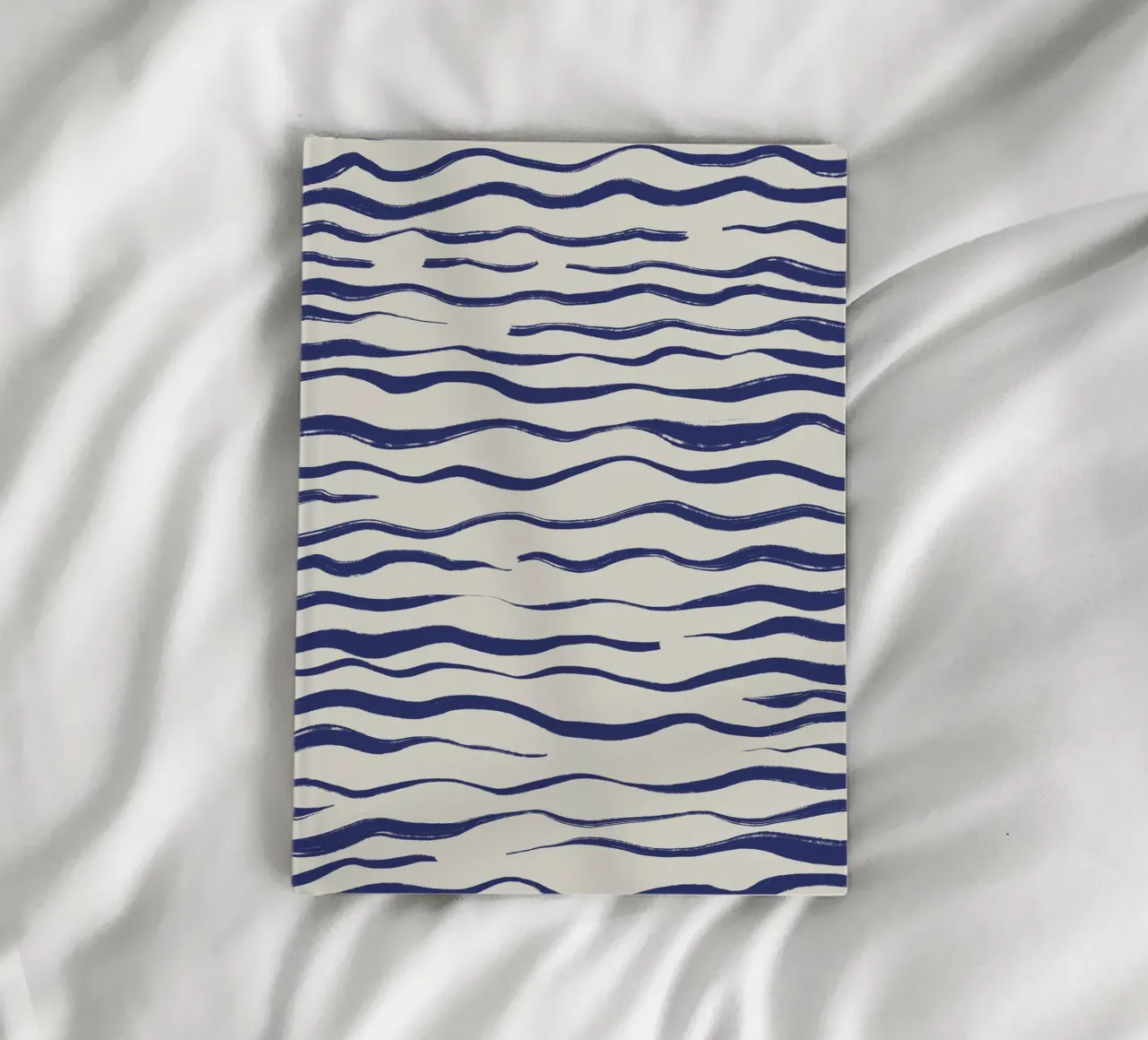 Abstract waves notebook by Sixmai