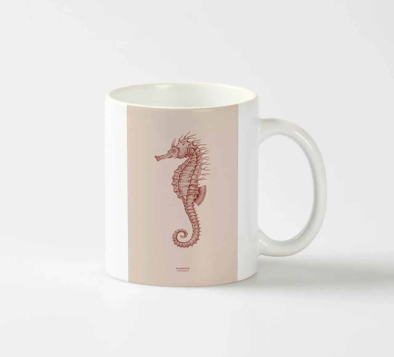 Seahorse II tazza in ceramica da Flora & Fauna