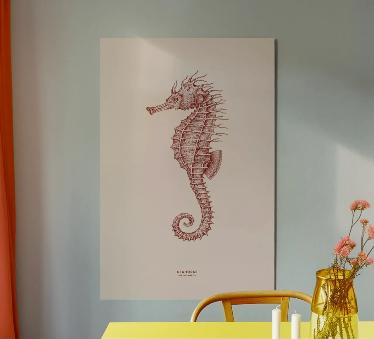 Seahorse II alluminio dibond da Flora & Fauna