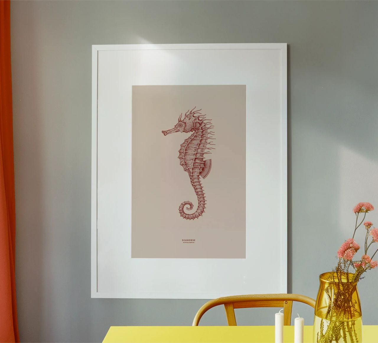 Seahorse II poster by Flora & Fauna