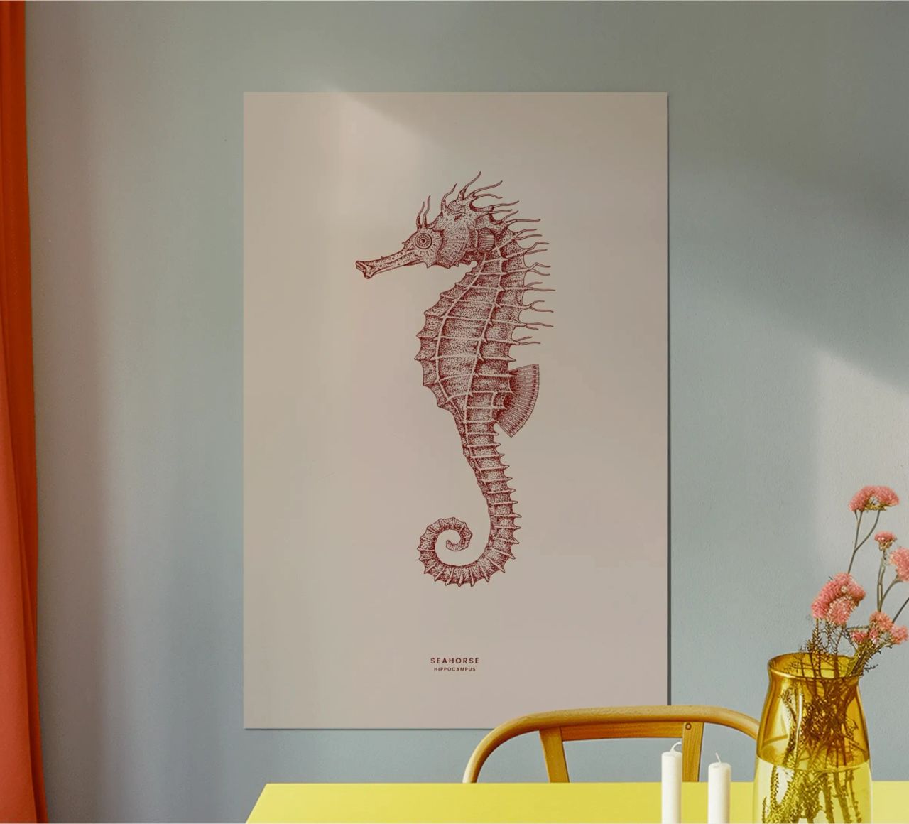 Seahorse II poster by Flora & Fauna