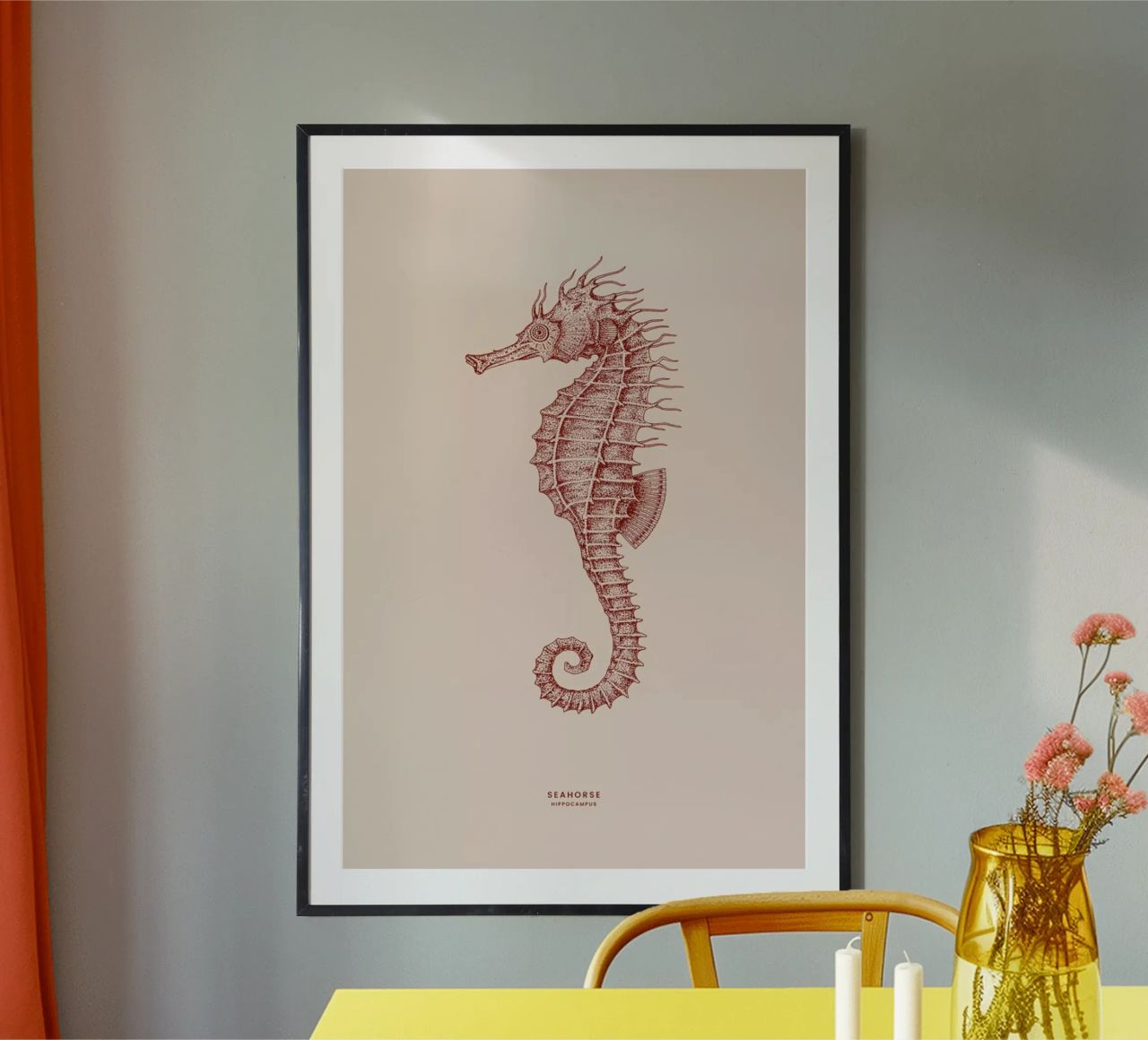 Seahorse II poster by Flora & Fauna
