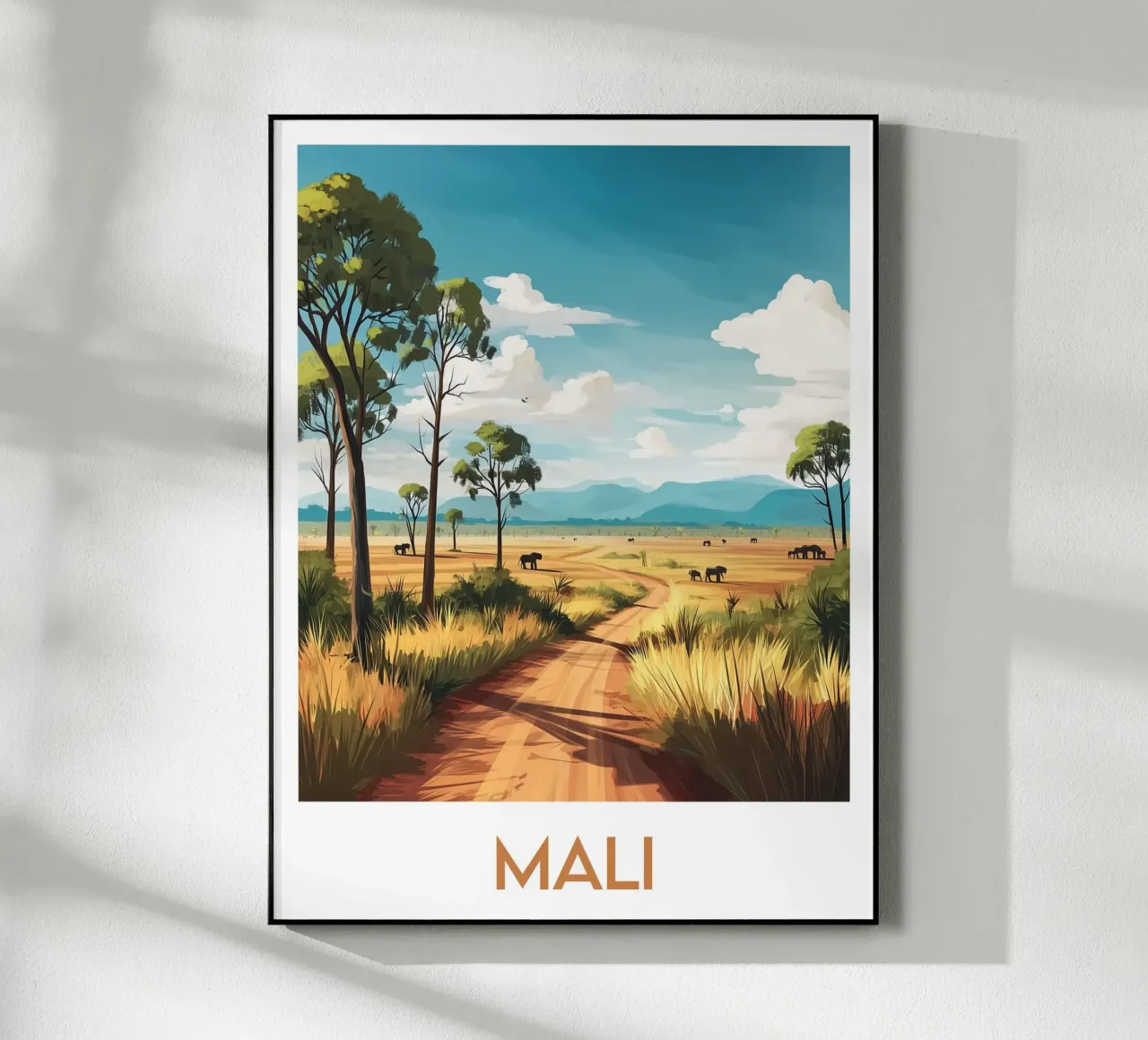Affiche Mali plexiglass da Frame the World
