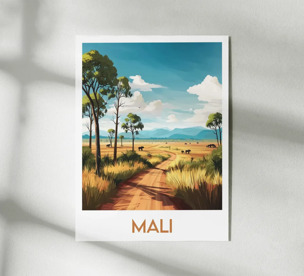 Affiche Mali plexiglass da Frame the World