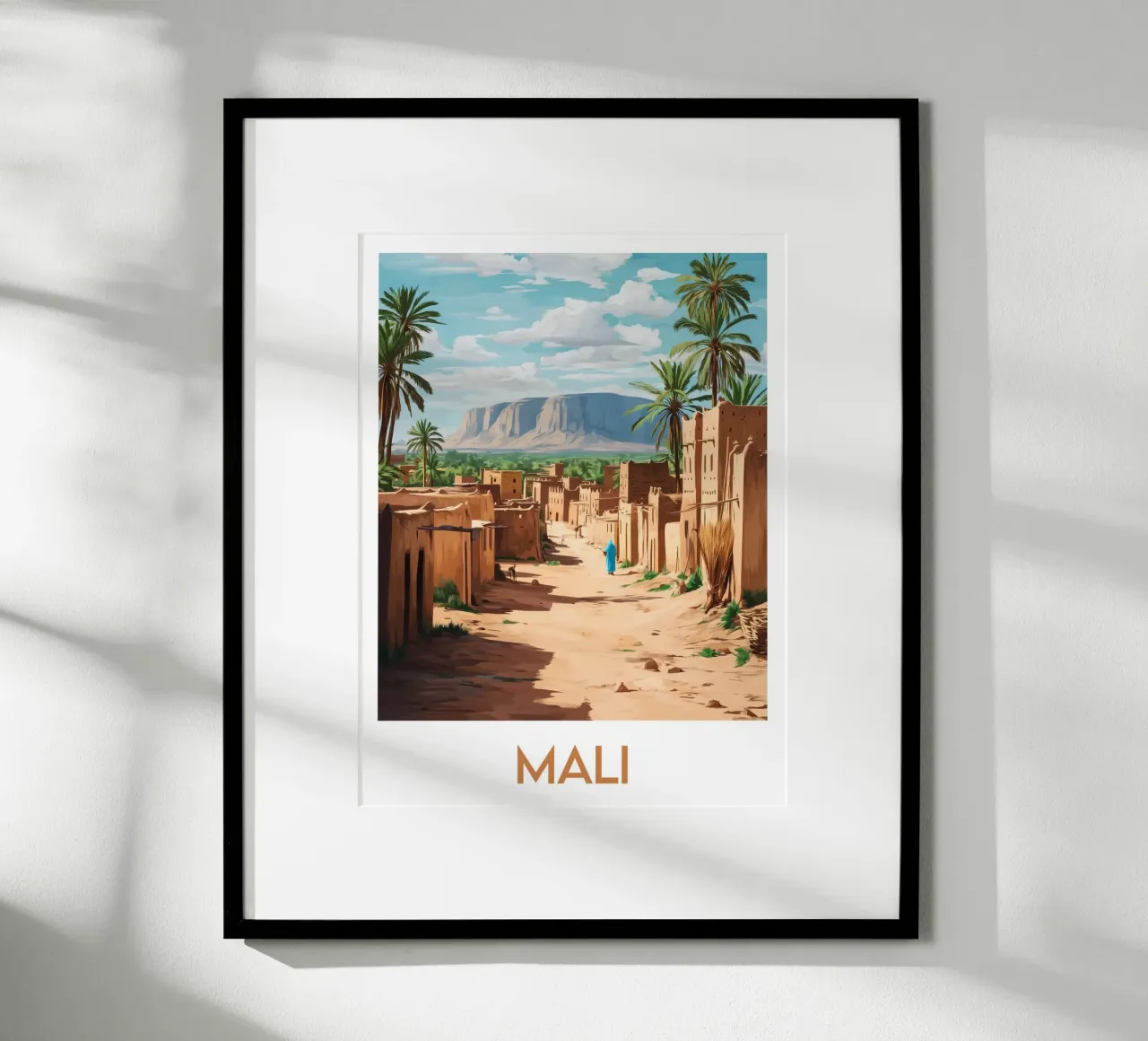 Affiche Mali poster con telaio in plastica da Frame the World