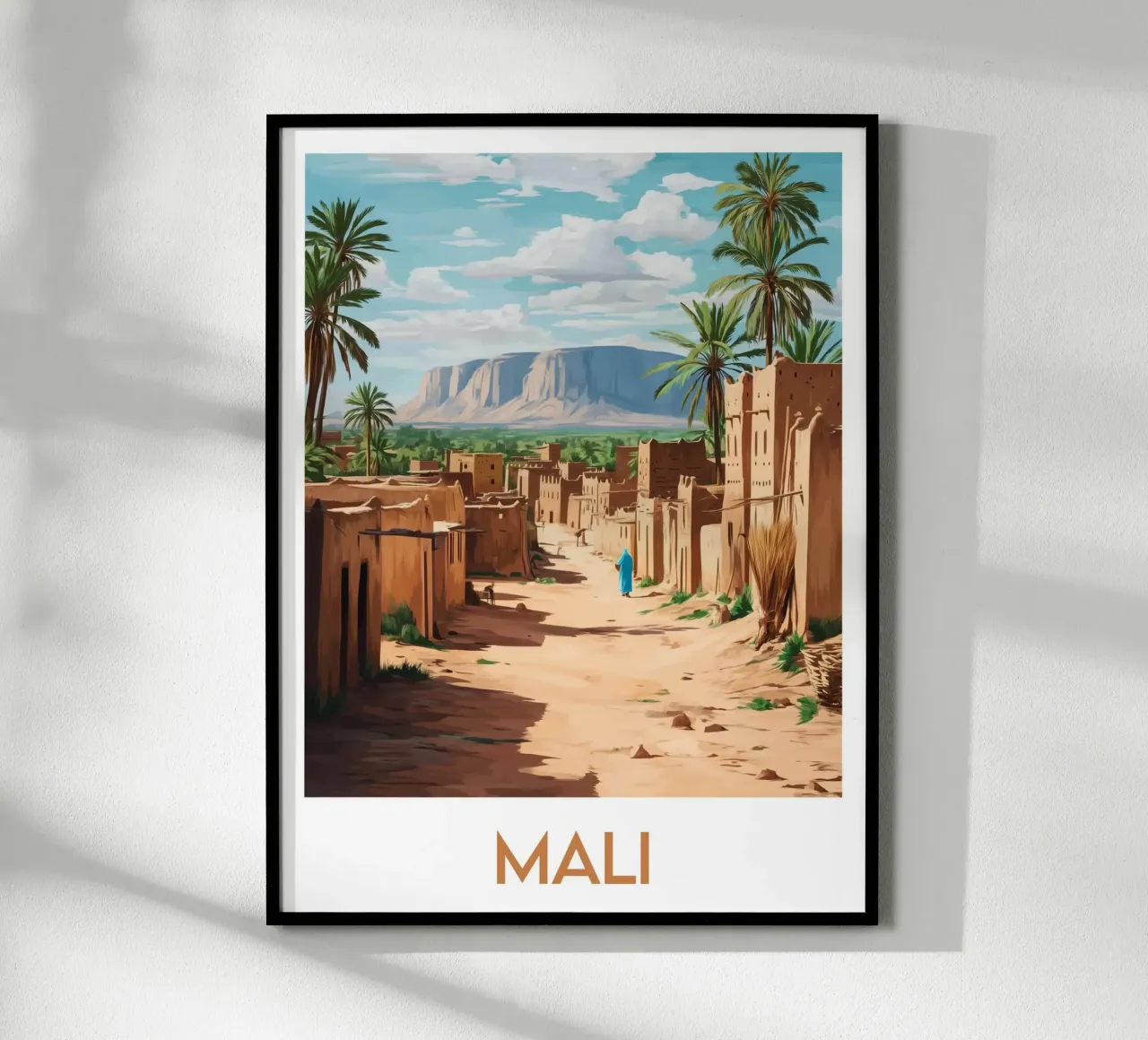 Affiche Mali poster con telaio in plastica da Frame the World