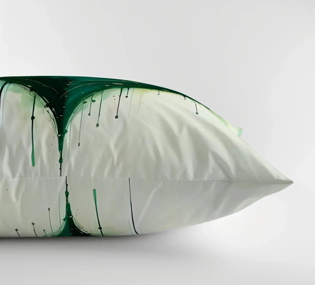 cuore_verde_argento_4 cuscino da Pink- und LoveArt by LK