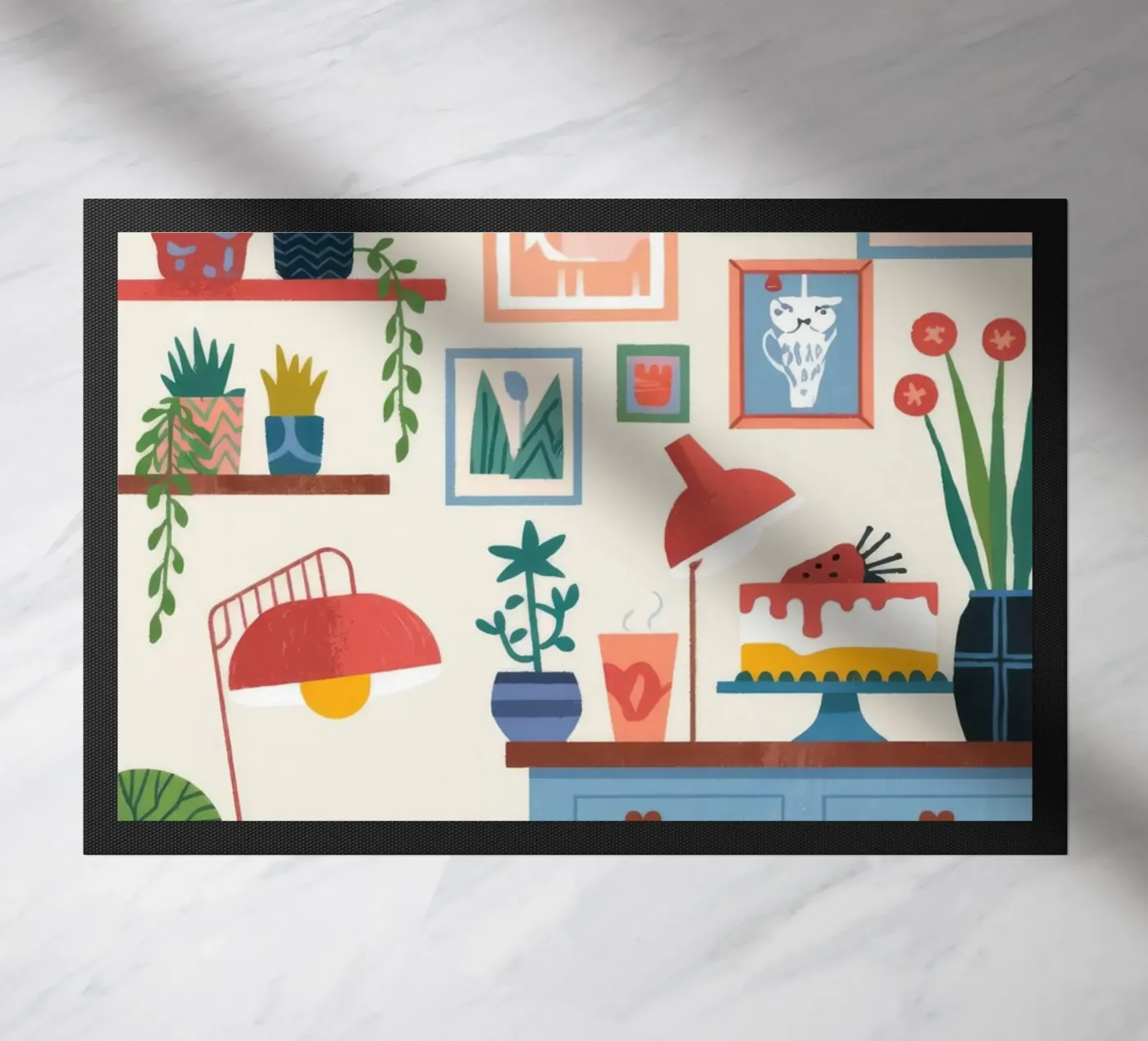Artistic Wall Harmony doormat by Lumina Vision