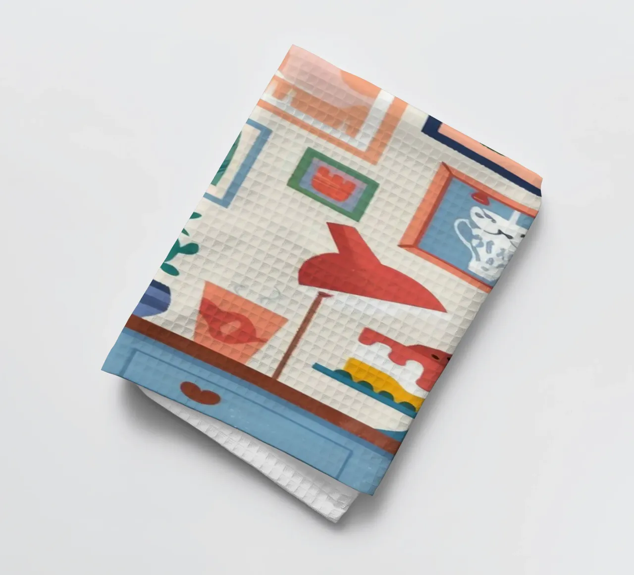 Artistic Wall Harmony tea towel by Lumina Vision