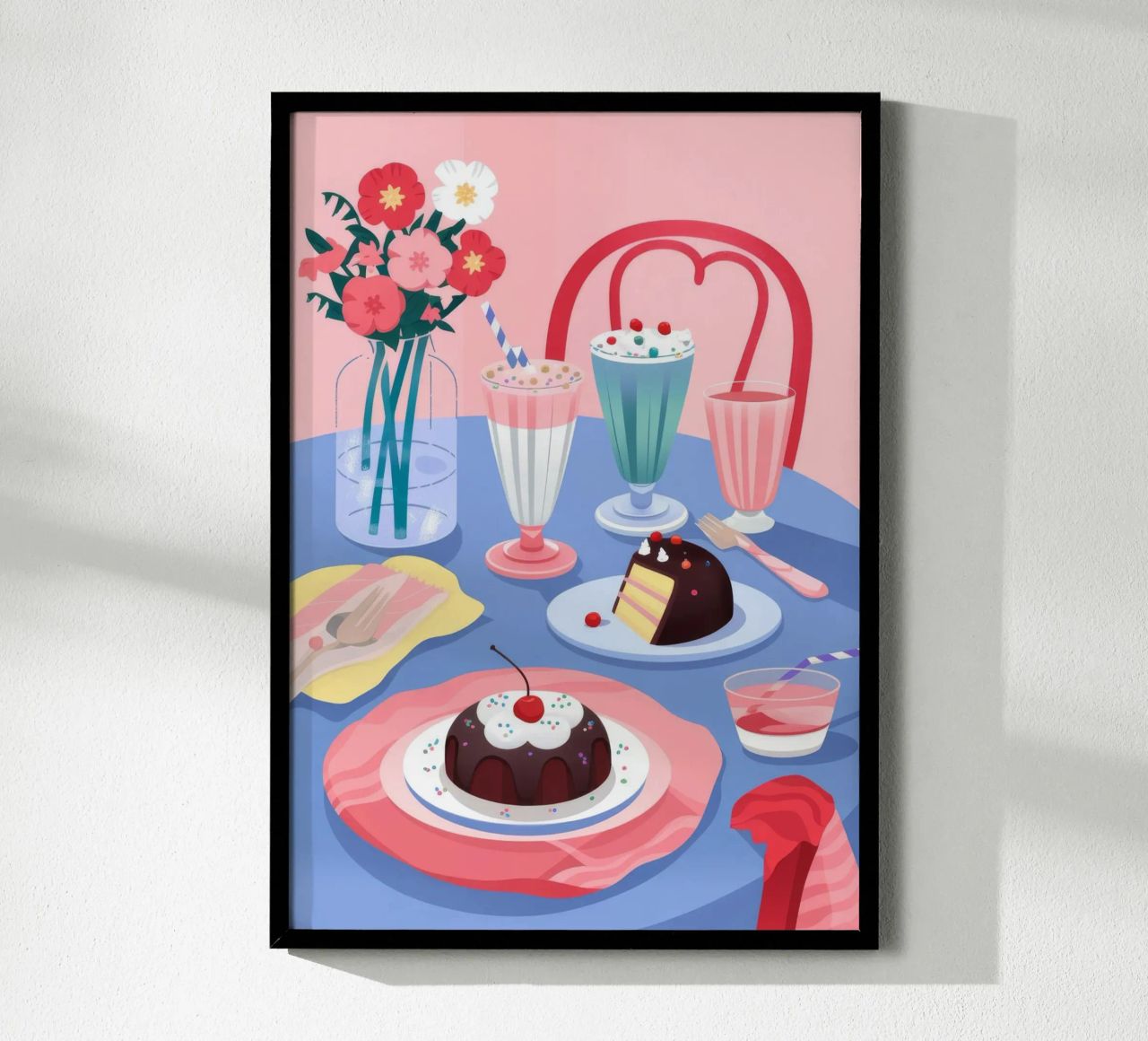 Sweet Dessert Delight poster by Lumina Vision