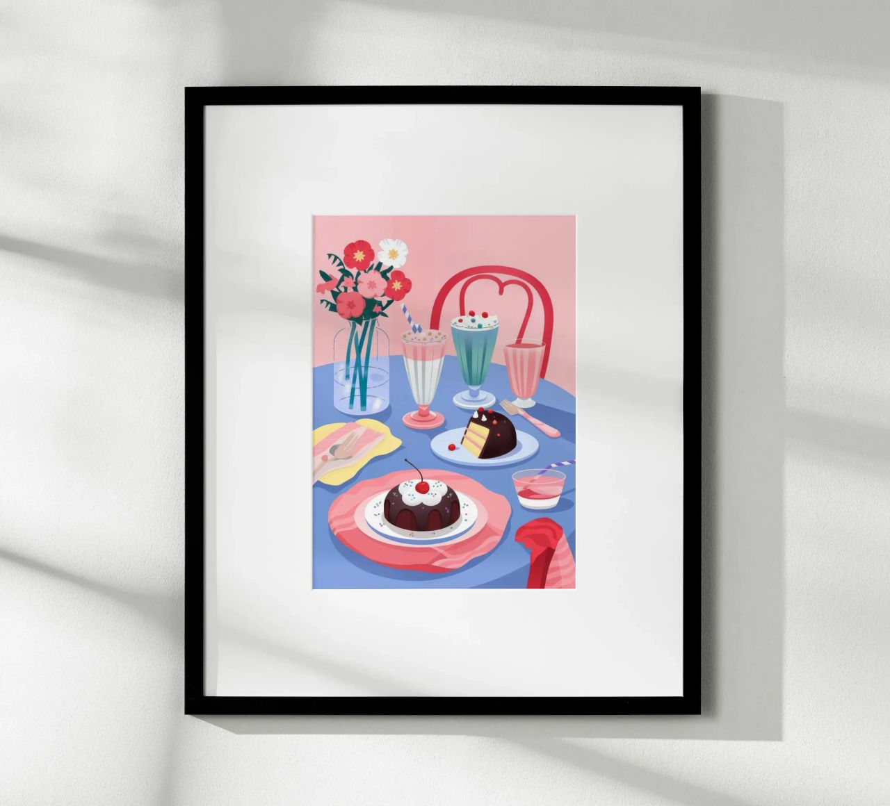 Sweet Dessert Delight poster by Lumina Vision