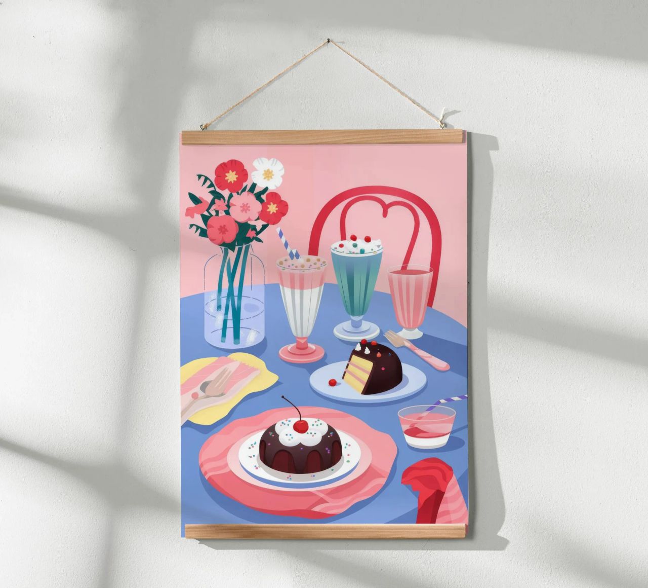 Sweet Dessert Delight poster by Lumina Vision