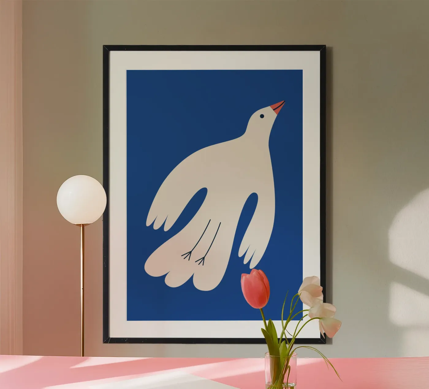 Colomba bianca poster da Susann Stefanizen