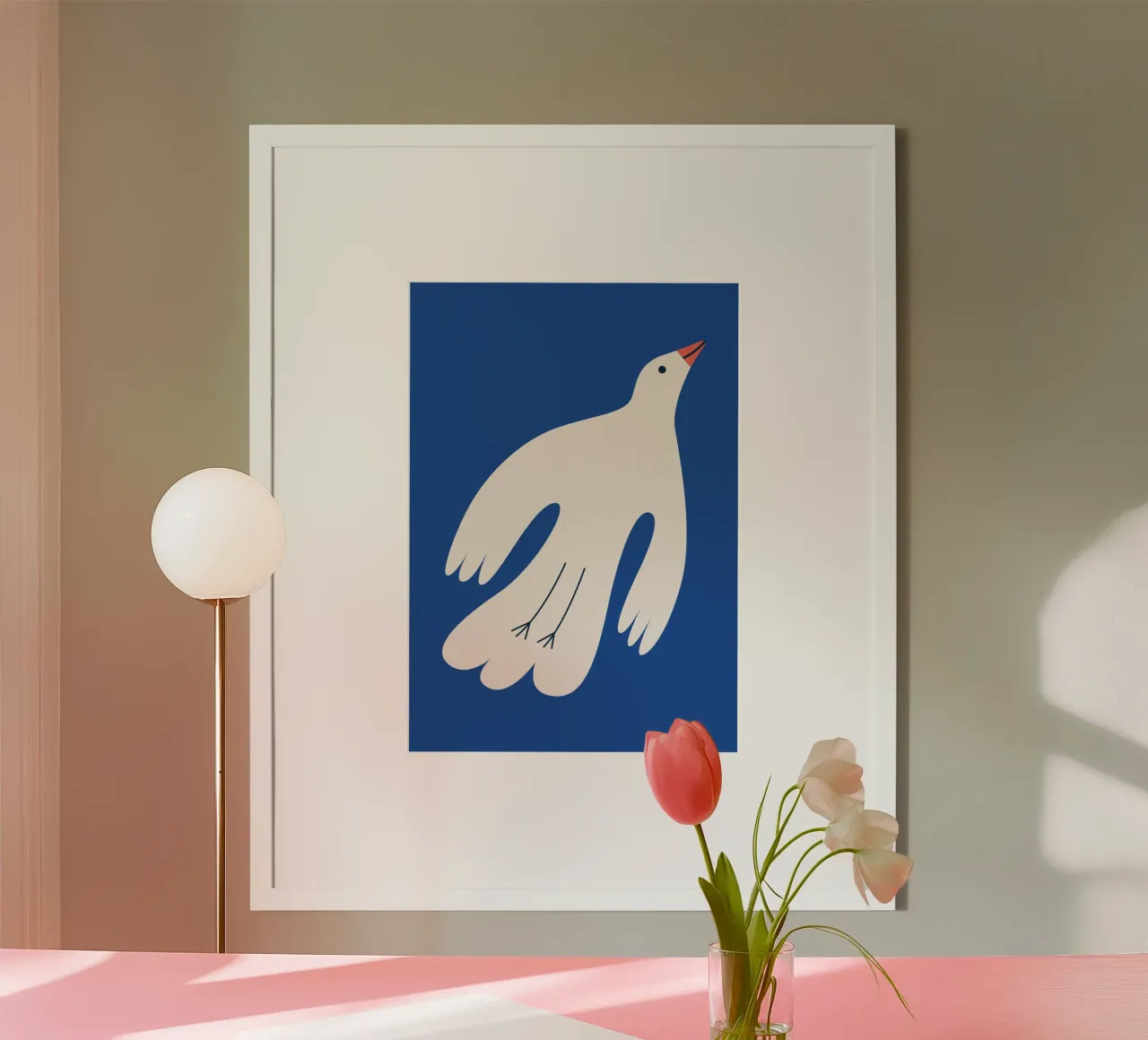 Colomba bianca poster da Susann Stefanizen