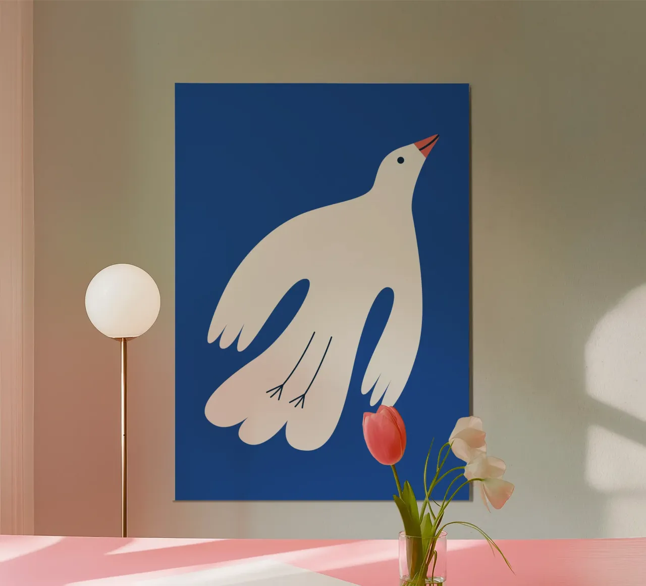 Colomba bianca poster da Susann Stefanizen