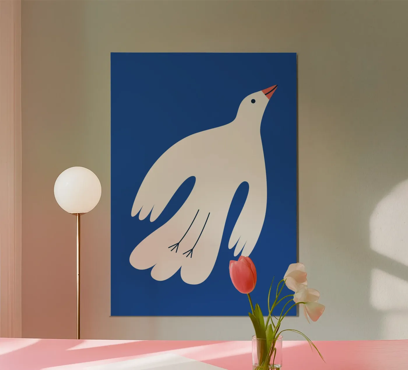 Colomba bianca poster da Susann Stefanizen