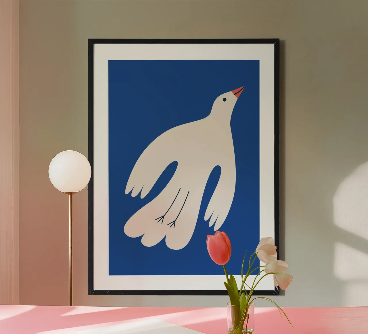 Colomba bianca poster da Susann Stefanizen