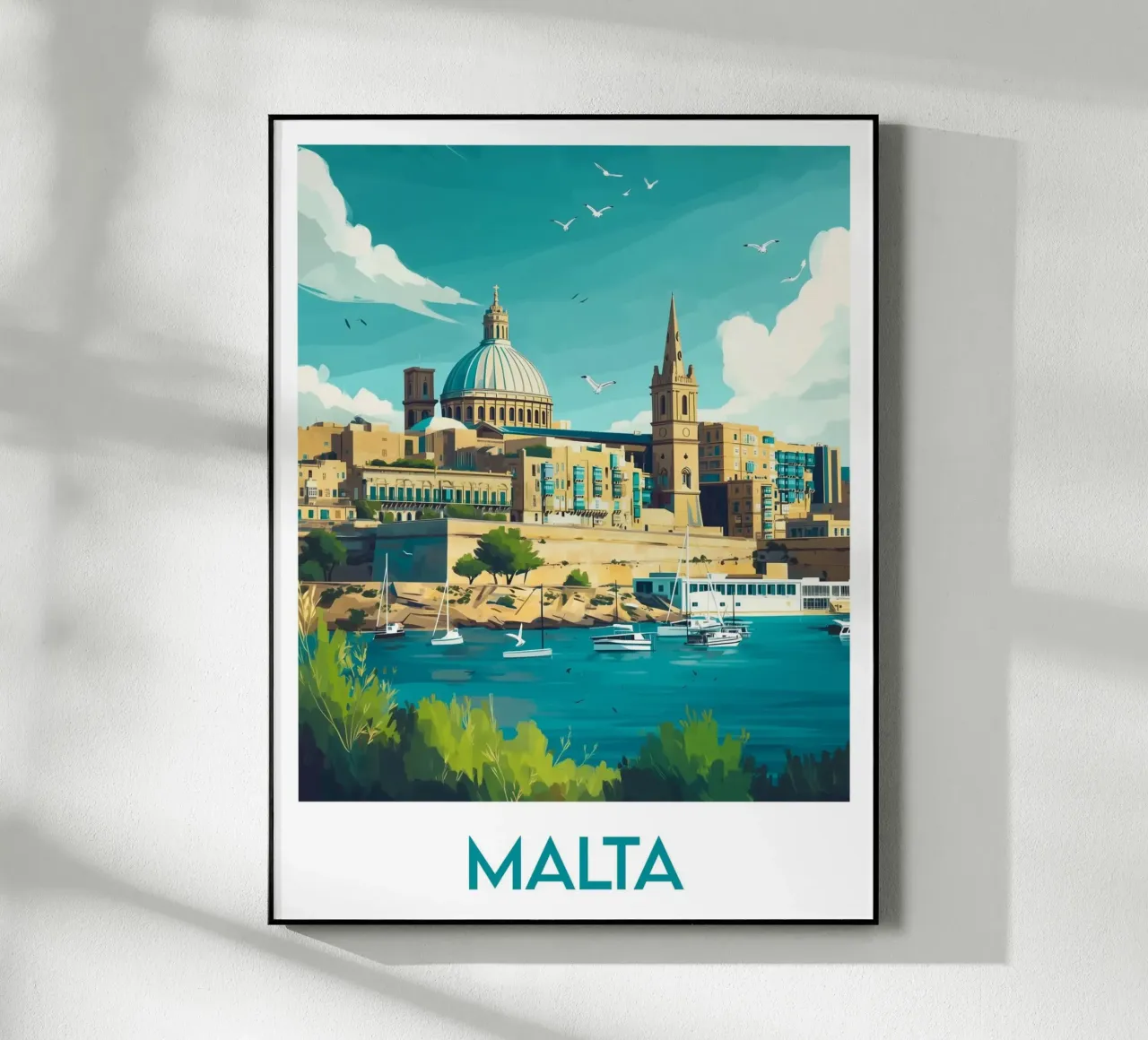 Affiche Malte plexiglass da Frame the World