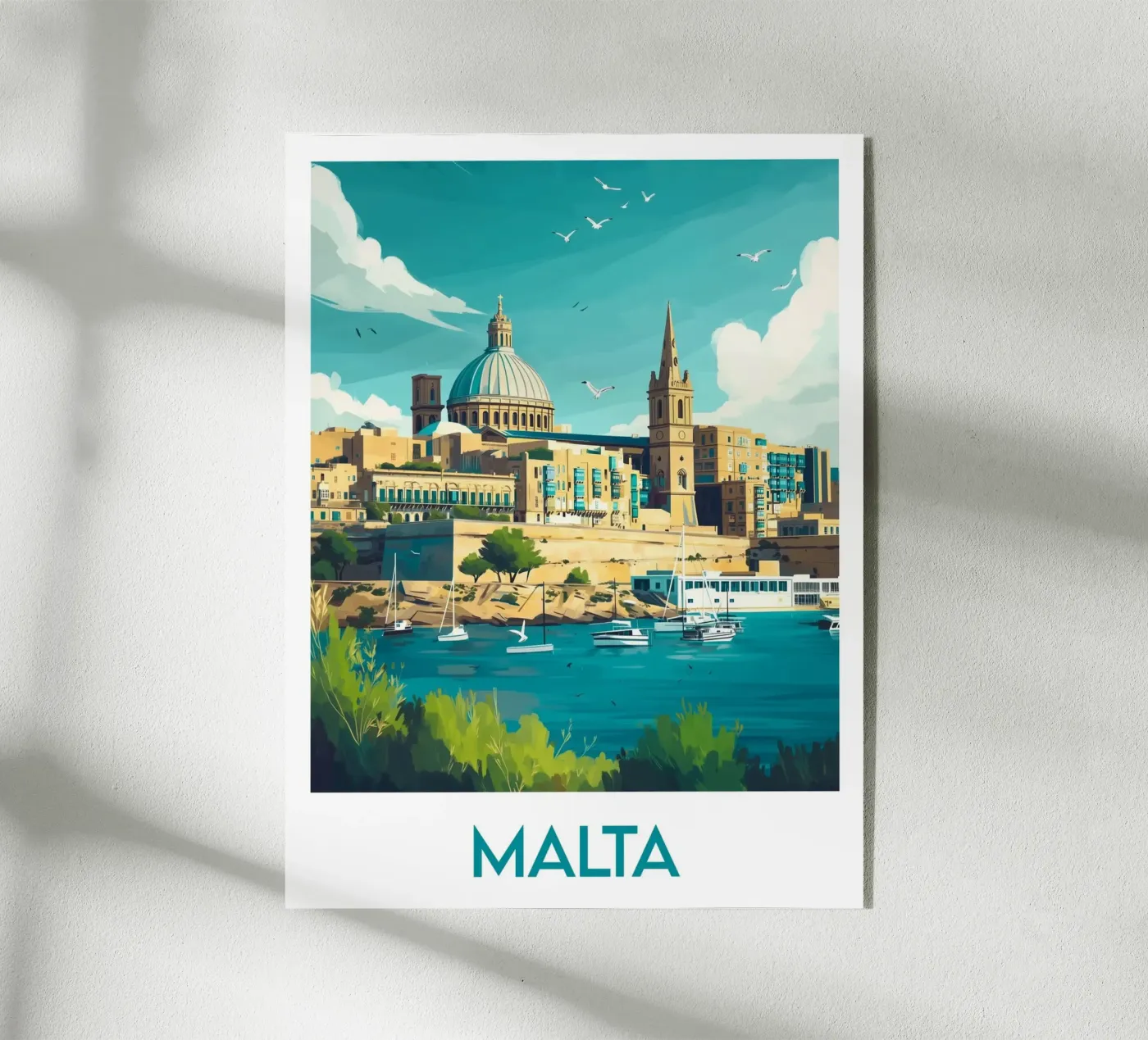Affiche Malte plexiglas de Frame the World
