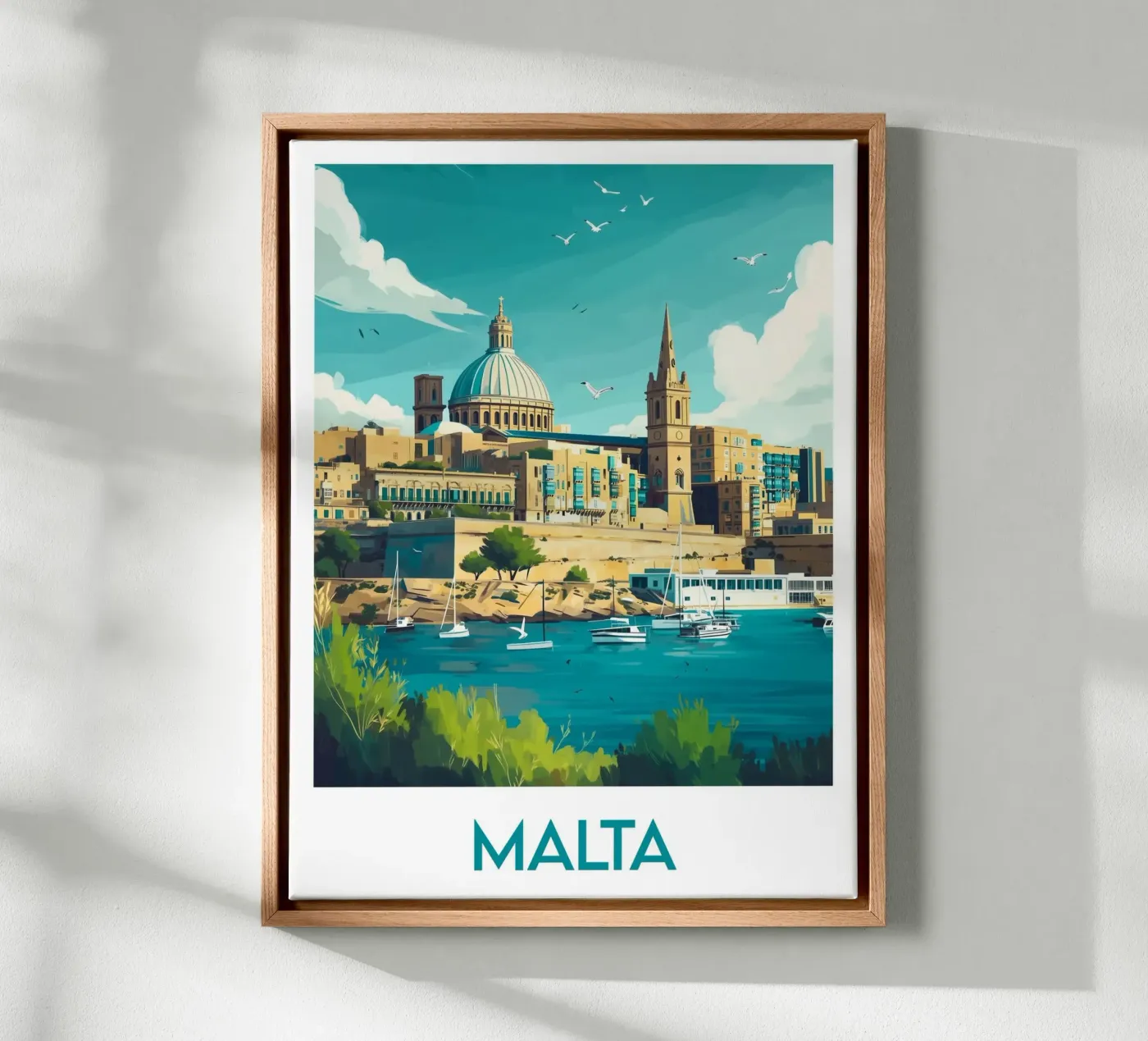 Affiche Malte tela da Frame the World