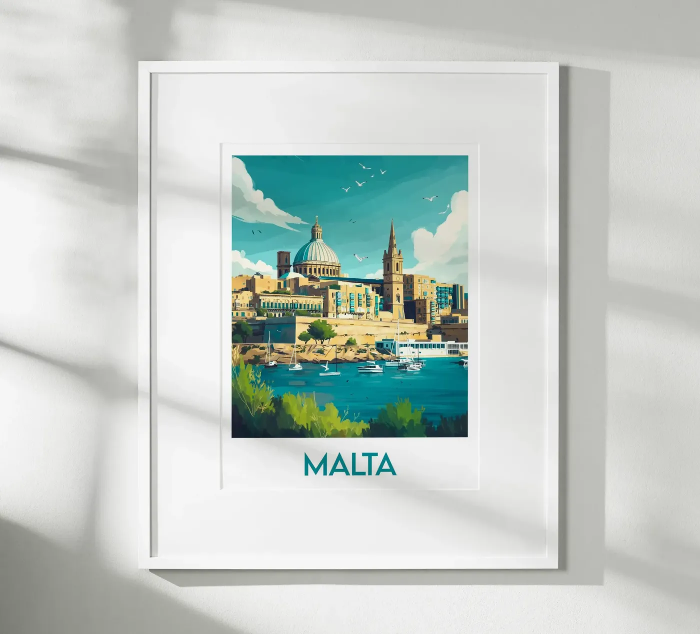 Verkeer Malte poster van Frame the World