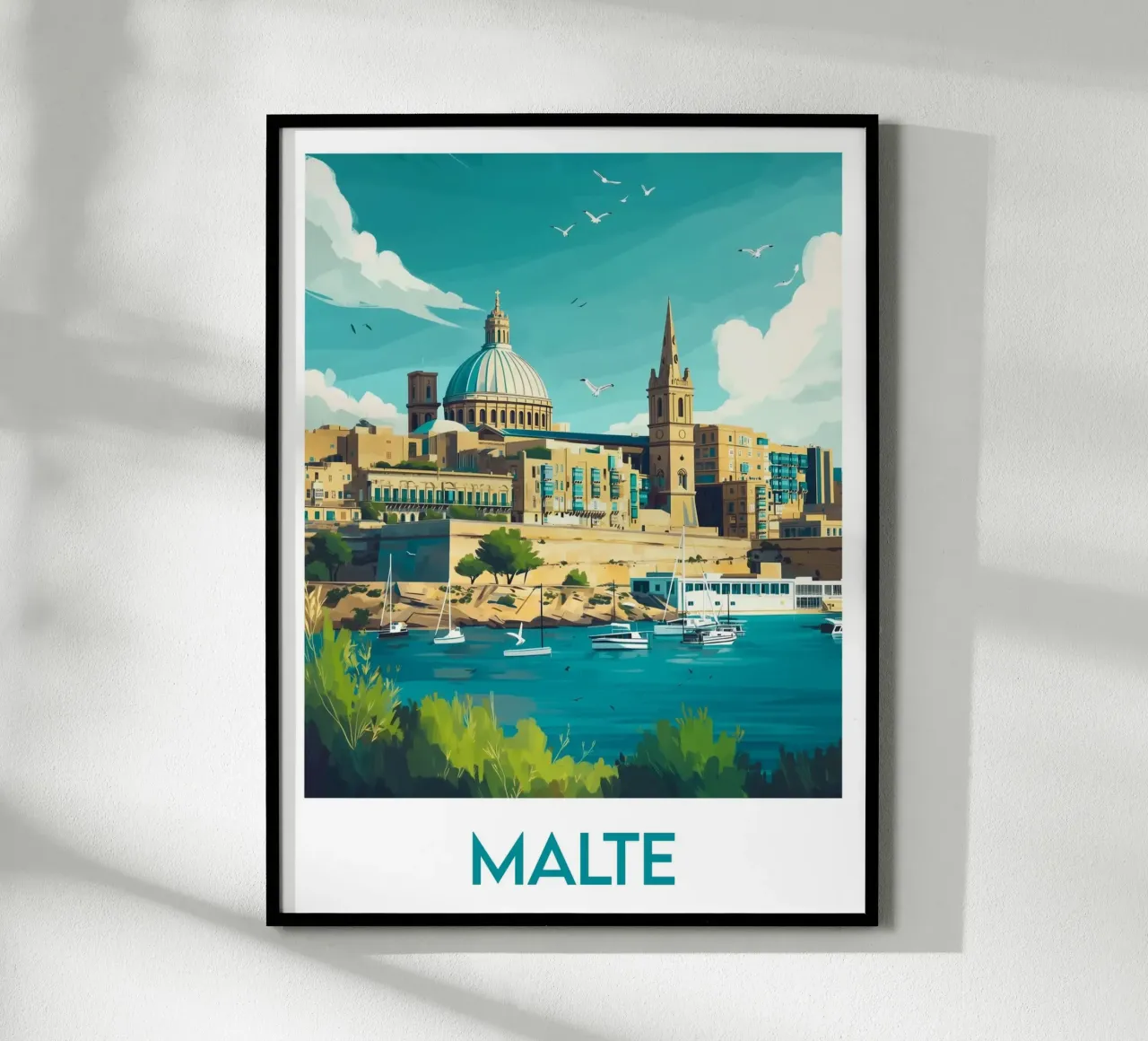 Affiche Malte poster da Frame the World