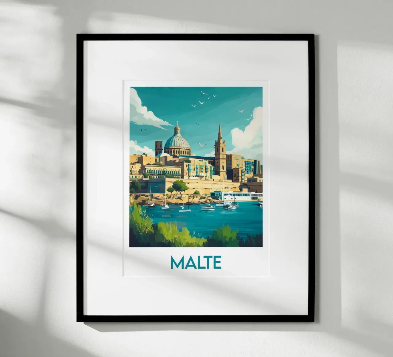 Affiche Malte poster da Frame the World
