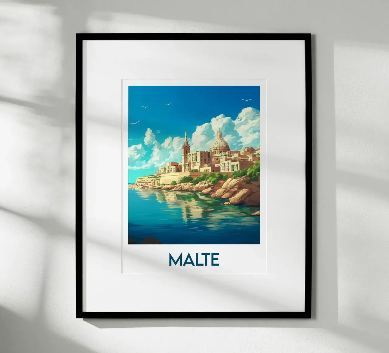 Affiche Malte poster da Frame the World
