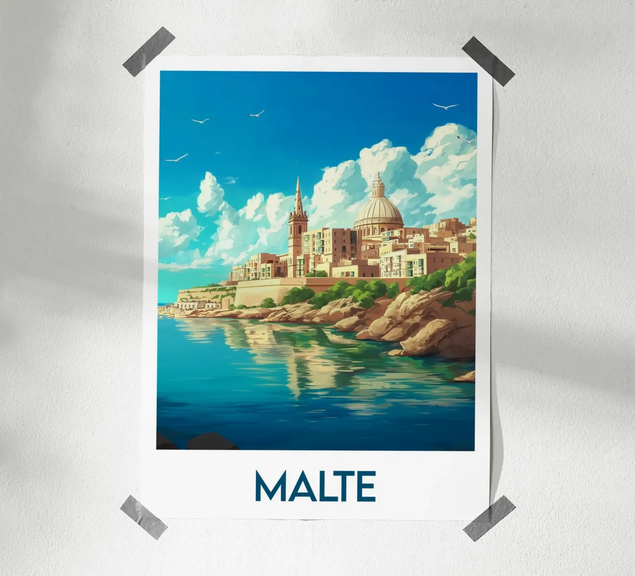 Affiche Malte poster da Frame the World