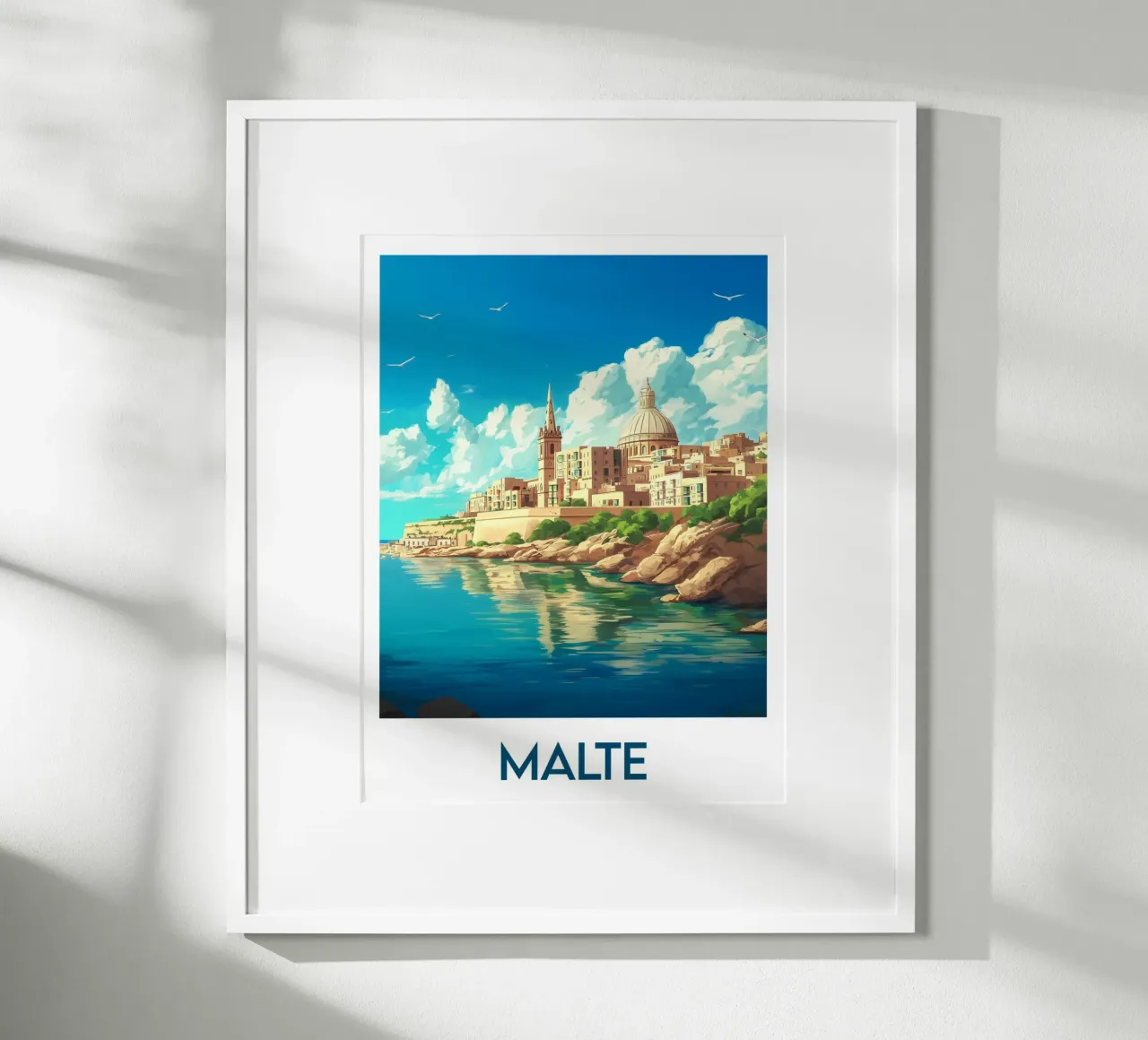 Affiche Malte poster da Frame the World