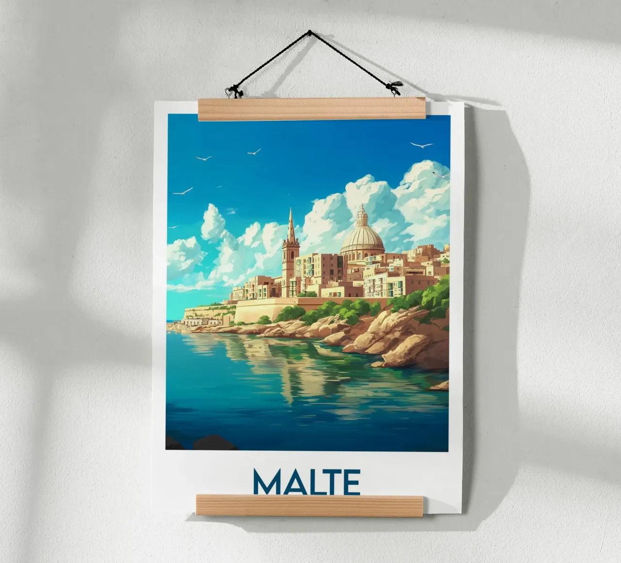 Affiche Malte poster da Frame the World