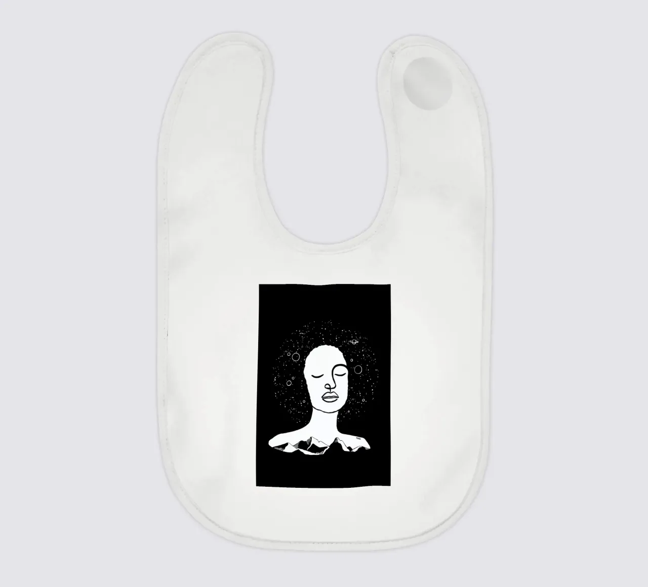 Black Space bavaglino da Ninhol