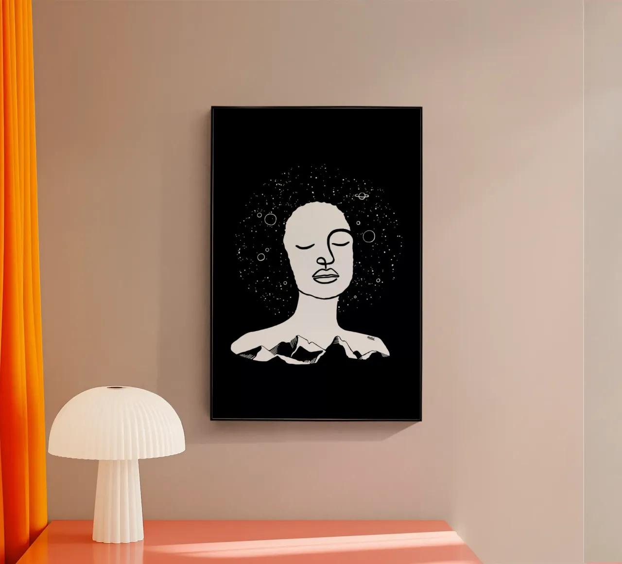 Black Space plexiglas de Ninhol