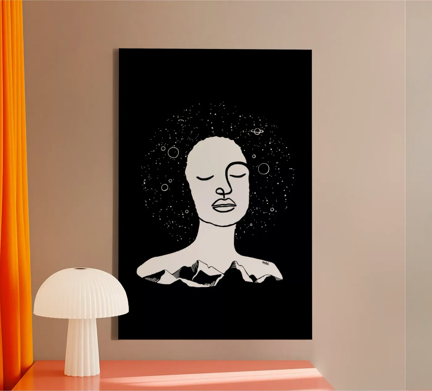 Black Space tela da Ninhol