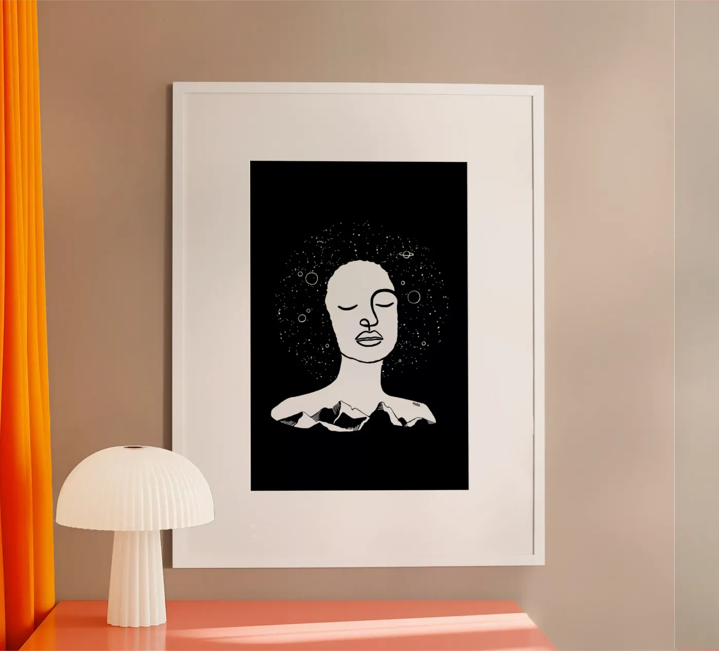 Black Space poster by Ninhol
