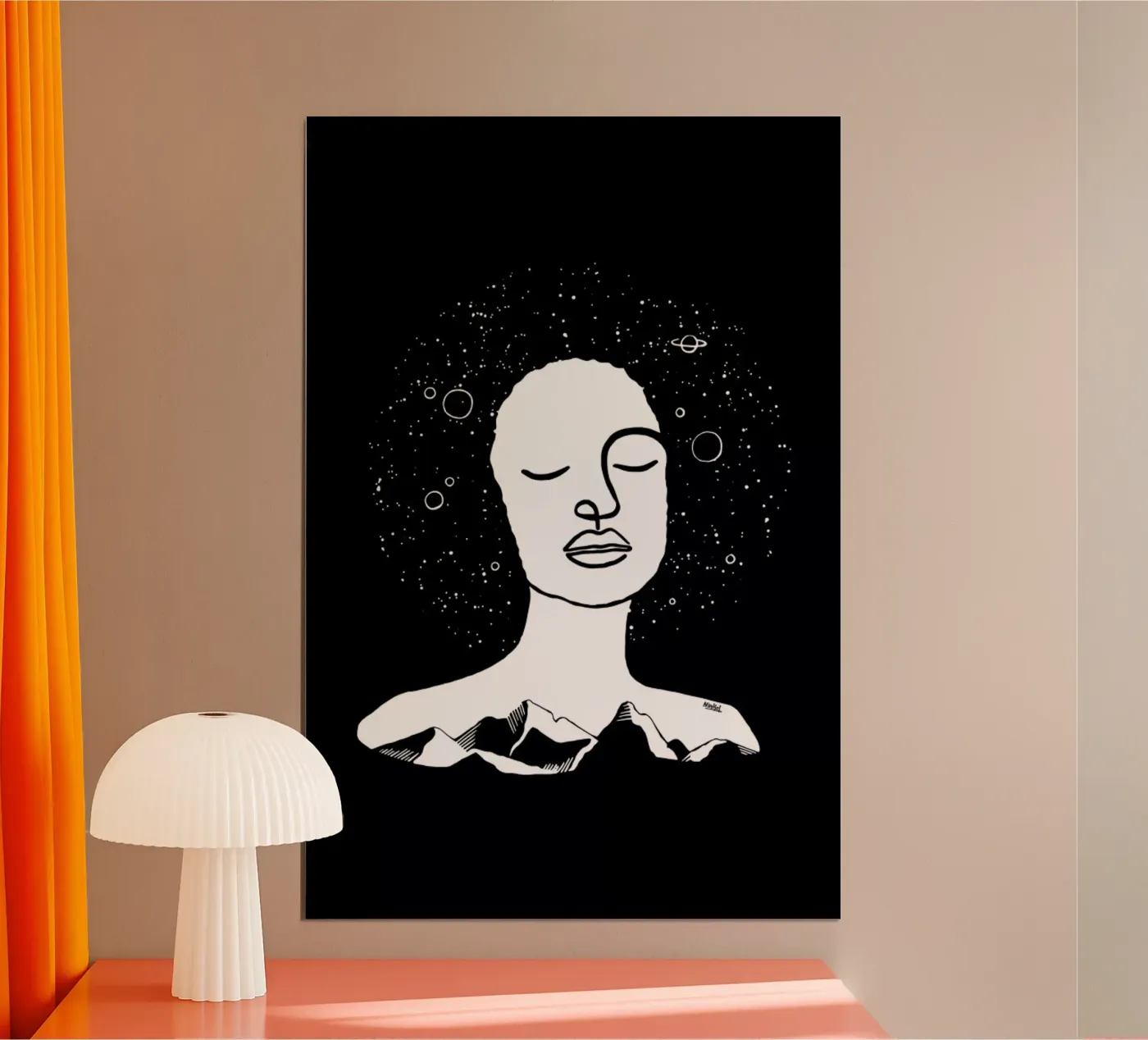 Black Space poster by Ninhol