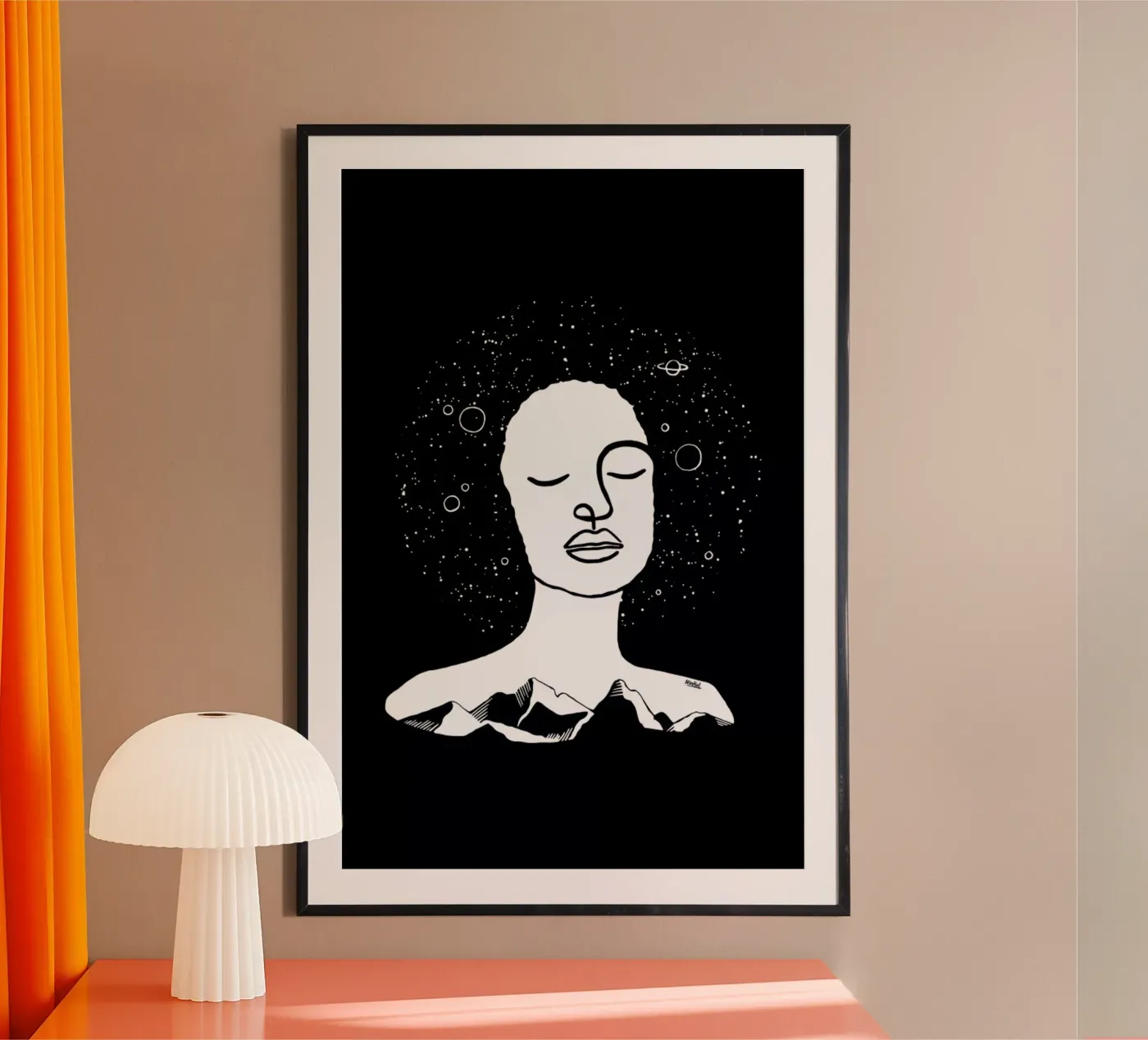 Black Space poster by Ninhol
