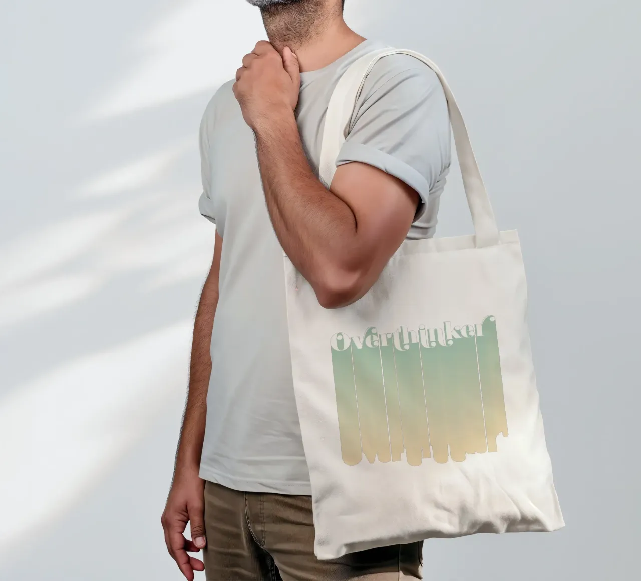 Overthinker borsa in juta da designdn
