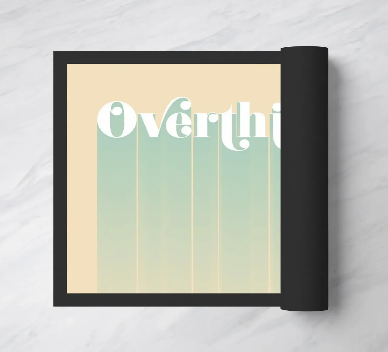 Overthinker Fußmatte von DesigndN