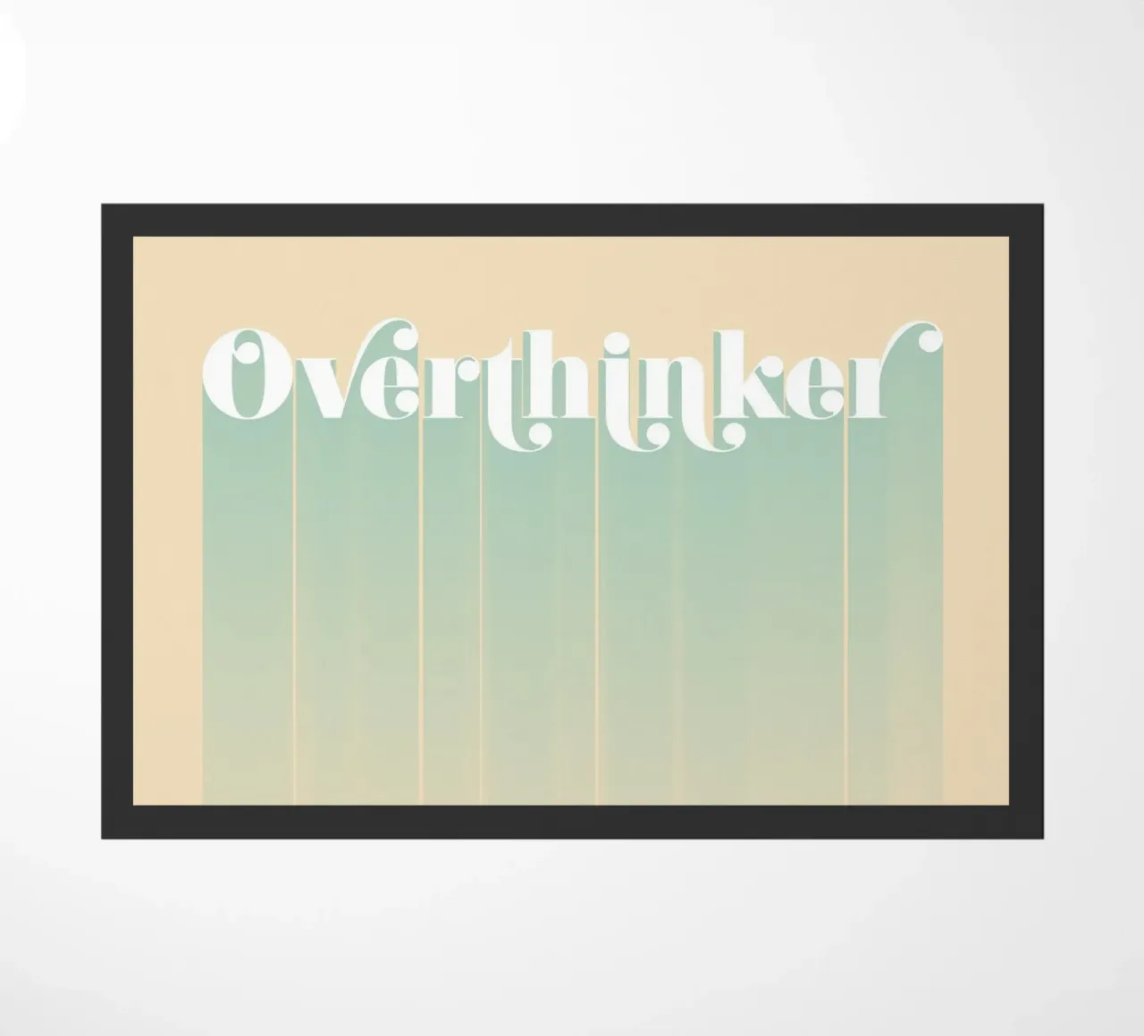 Overthinker Fußmatte von DesigndN