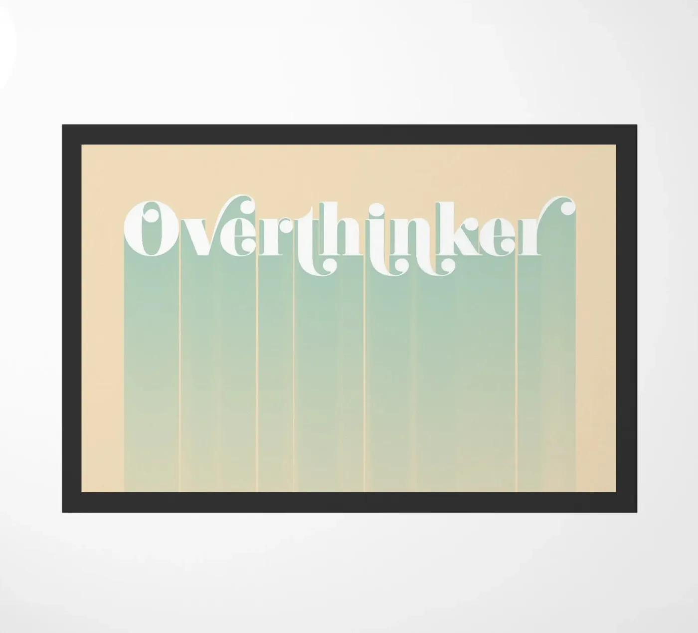 Overthinker paillasson de DesigndN